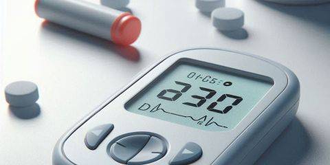 糖尿病（DM，簡稱diabetes）是一種醣類的代謝性疾病，可分為第1型糖尿病（先天型）、第2型糖尿病（胰島素阻抗，後天型）、妊娠型糖尿病..等，糖尿病除了血糖較高外，主要是會併發視網膜病變、心臟病、神經病變或腎臟病..等。