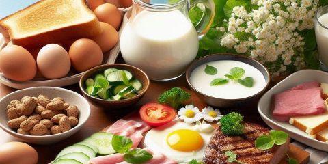 我們必須知道肌肉的分解與合成是無時無刻在進行，因此就飲食而言重點是必須保持著氮平衡，氮是蛋白質的代謝產物，意即蛋白質的攝取量必須大於身體需要量，因此攝取的蛋白質品質不佳，或是攝取不足(如老人食量變少)就是造成肌少症的重要因素。