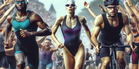 鐵人三項運動起源於1970年代的美國，最初是一群海軍軍官為測試綜合體能而設計的比賽。現代鐵人三項包括游泳、自行車和跑步三個項目順序組成，運動員需要連續完成三個運動項目，轉換項目時更換衣服和鞋的時間亦計算在比賽時間之內。因此，若運動員只擅長其中一項，並不代表能贏得比賽。運動員進行比賽前需要適當地鍛煉體能和耐力，以確保每個階段都能夠順利完成。首次在2000年雪梨奧運會上成為正式比賽項目。