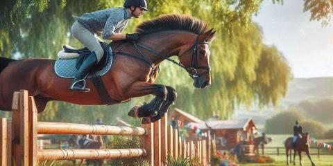 馬術三項賽起源於19世紀的軍事比賽，旨在測試軍官和軍馬的綜合能力。現代馬術三項賽包括盛裝舞步、越野賽和場地障礙賽三個項目，馬在歐洲有貴族的象徵，騎馬對歐洲人而言是一種藝術，結合了騎師與馬匹之間的調教，更是一門學問。這一項歷史悠久而典雅的運動於1900年夏季奧林匹克運動會正式列入比賽項目之一。