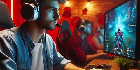 電子競技是伴隨著電腦技術和網路發展的產物。1990年代初期，隨著《星海爭霸》及《雷神之錘》等遊戲的普及，電子競技開始萌芽。此後，隨著全球遊戲產業的發展，電子競技逐漸從小型遊戲比賽演變成大型國際賽事，並在2000年代後成為全球性體育活動，受到國際社會的認可。2018年亞洲運動會已經將其列為示範項目，而2022年的第十九屆亞洲運動會已經將其列為正式競賽項目。