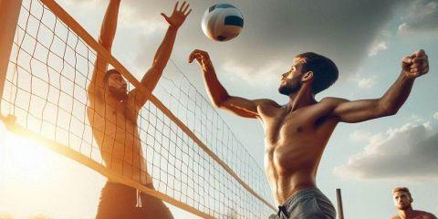 沙灘排球起源於1920年代的美國加利福尼亞，作為傳統排球的變種，起初是作為消遣活動進行，後來逐漸發展成正式比賽項目。1996年，它首次成為奧運會正式比賽項目。