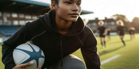 英式橄欖球和英式足球一樣起源於英國，都是衍生自歐洲古代民間的一種團隊運動，是一種肉體對抗激烈的運動，其發展與足球有密切關係。橄欖球的規則最早由不同的學校和俱樂部共同制定，後來形成了國際橄欖球聯盟的統一規則。