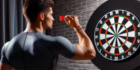 擲飛鏢是一項歷史悠久的運動，最早追溯到羅馬帝國時代。帝國軍團駐守不列顛島時，當地多雨的天氣限制了士兵們的戶外活動，於是有人發明了在室內用手將小刀或箭投向用柞樹橫切面製成的靶子，形成了飛鏢運動最早的雛型。19世紀的英國人貝利恩甘林 (Brian Gamlin) 發展出現代的飛鏢計分系統，後來逐漸發展成一種酒吧娛樂活動，1970年代初期已經遍及歐洲大陸，並成立了「世界飛鏢聯合會」，飛鏢運動在20世紀成為正式競技運動。