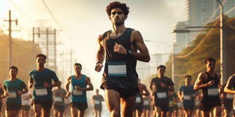 馬拉松賽跑起源於公元前490年古希臘時代雅典與波斯之間的馬拉松戰役。據說是為了紀念希臘士兵菲迪皮得斯從馬拉松戰場跑回雅典報捷的壯舉。現代馬拉松賽跑首次在1896年雅典奧運會上舉行，當時的比賽距離為40公里。1921年，國際田徑聯合會（IAAF）確定了42.195公里（26英里385碼）的標準馬拉松距離。