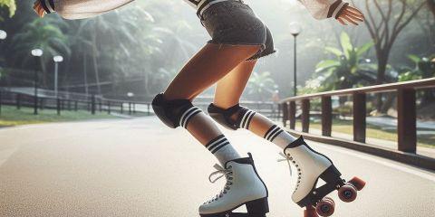 滑輪運動起源於傳統的冰上滑冰運動，為了在無冰場地中也能進行類似的運動而發展而來。滑冰運動最早出現在11世紀的荷蘭、英國、瑞士及斯堪地那維亞半島，滑冰亦於當時逐漸演變出競技模式，17世紀初，荷蘭的滑冰運動愛好者為了能在夏季進行滑冰練習，把木綫軸捆在木板鞋的下方，製作了滑輪鞋的雛形。到了 20 世紀使用現代材料製造，改變了鞋子的外觀，成為現在大家所知的直排滑輪鞋、併排溜冰鞋等。