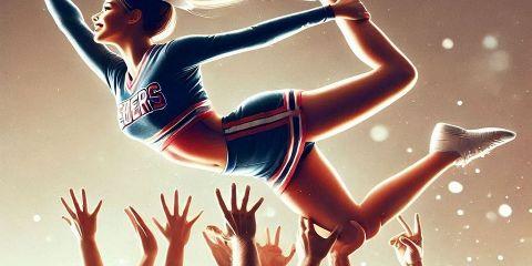 競技啦啦隊起源於美國，最早出現在19世紀末的美式足球比賽中，目的是為球隊加油助威。隨著時間的推移，啦啦隊逐漸演變成為一項結合體操、舞蹈和團隊協作的競技運動。1980年代可說是現代啦啦隊的萌芽期，許多高難度的特技和體操技巧融入基本訓練中，之所以有「競技」兩字，是因為它本身將體操等難度動作融入，而發展出專項的競賽項目。