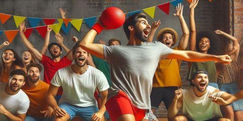 躲避球起源於19世紀的英國訓練，最初是一種體育課中用於反應速度與協作能力的團隊遊戲，美式躲避球運動在世界擁有超過90個會員國家。