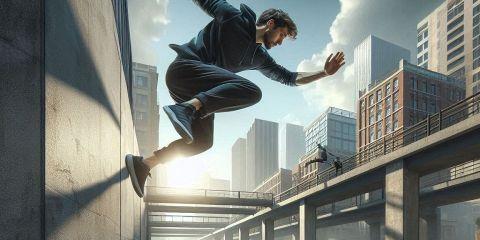 跑酷運動起源於1980年代的法國，由一群年輕人創新而成，他們模仿軍事訓練中的障礙攀越動作，將其應用於城市環境中。隨著時間的推移再加上商業電影的推波助瀾，跑酷逐漸在全球範圍內流行開來，成為一種挑戰自我和追求自由的運動。