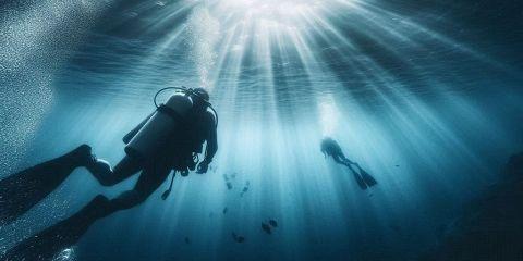 水肺潛水（Scuba Diving）起源於20世紀初，得益於潛水設備的發展。法國海洋學家雅克-伊夫·庫斯託和工程師埃米爾·加尼安在1943年發明瞭水肺呼吸器，這使得潛水者能夠在水下自由呼吸，延長了潛水時間並增加了活動範圍。隨著科技的進步和潛水技術的普及，水肺潛水逐漸成為一項受歡迎的休閒和運動活動。