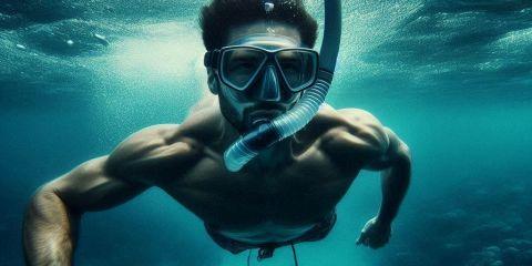 浮潛是指使用一根呼吸管在海面上游泳，可允許短暫潛入水下。浮潛者所需的裝備包括面鏡、蛙鞋、呼吸管，稱為浮潛三寶。浮潛隨著現代水上休閒活動的發展而廣泛流行。