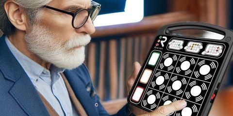 反應訓練需透過眼睛感知，再協調手部反應，可以訓練認知功能，提高本體覺，藉由雙手對益智訓練盤的燈光導引來解題，可提升腦部專注力及手眼協調性。