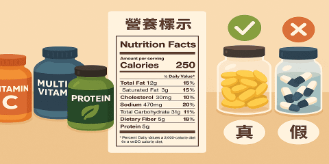 在健身、減脂或日常保健的路上，許多人會考慮使用營養補充品。然而市面上產品琳瑯滿目，從蛋白粉、BCAA、魚油、綜合維他命到燃脂膠囊，常讓人無從選擇，甚至誤信廣告。本篇將釐清補充品的真實角色，並協助你判斷哪些值得納入日常飲食中。