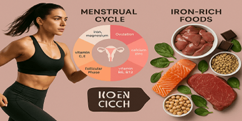 女性在生理與荷爾蒙週期上的特性，讓她們在運動營養的需求與風險管理上有別於男性。本節將針對女性運動者的飲食安排、營養補充與常見問題進行說明。