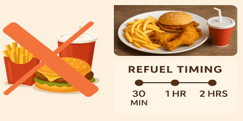 許多人在運動飲食實踐中，因資訊混雜與觀念誤解，容易將流行飲食法混用，或在補給時機與內容上出錯，反而傷身不利訓練成效。本節將逐一拆解常見錯誤與對策。