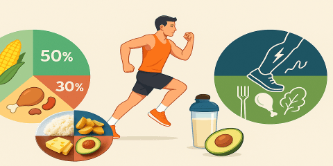 運動營養並非只有蛋白質，碳水與脂肪的分配比例，對於不同運動目標有著顯著影響。減脂、增肌或提升耐力的飲食策略，背後都有一套能量來源的調配邏輯。本節將教你根據目標與活動強度，靈活調整碳水與脂肪攝取，讓營養更貼近效果。