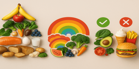 同樣是500卡路里，一份炸雞與一碗地瓜餐的身體回饋卻截然不同。關鍵在於「營養素密度」——每卡熱量所提供的營養價值。若忽略食物質量，即使控制熱量也可能無法達成運動與健康目標。本節將帶你理解如何選擇高營養密度的食物，讓每一口都吃得值得。