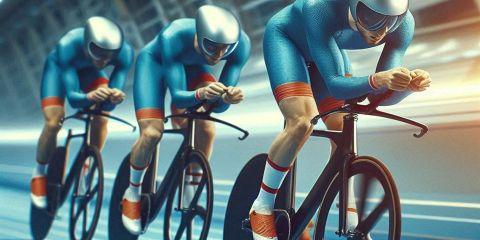 場地自行車起源於19世紀末，隨著室內自行車場地（Velodrome）的建設而發展。最初的場地自行車賽事在木製或水泥的圓形或橢圓形賽道上舉行。