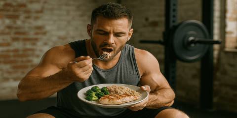 重訓（阻力訓練）是一切增肌的根本，然而，若飲食策略不當，可能只「養脂不養肌」。本節將解析重訓下的飲食核心原則，協助你在訓練與飲食之間建立正確連動。